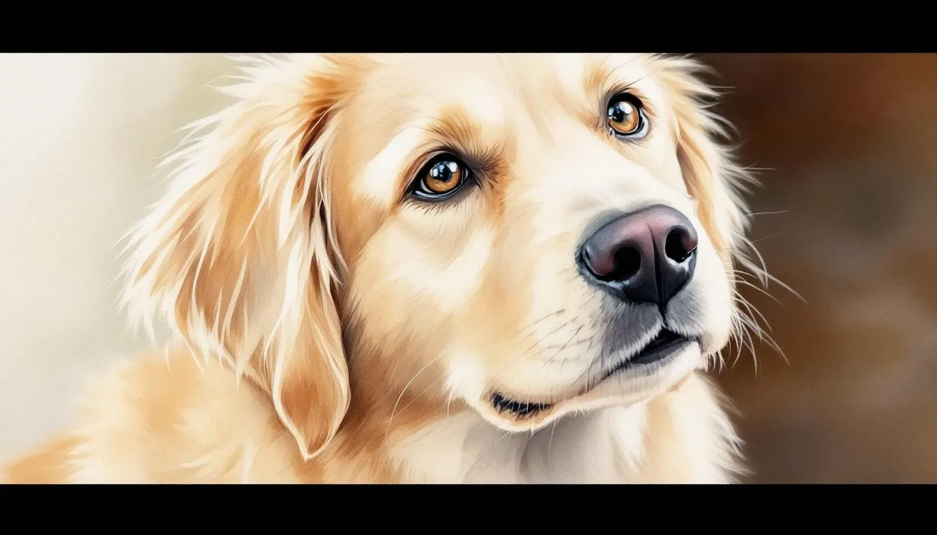 Portret ukochanego psa jako forma upamiętnienia.