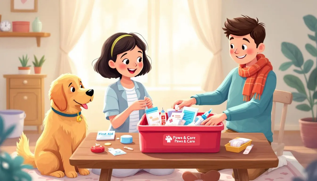 Przygotowanie apteczki pierwszej pomocy dla psa.