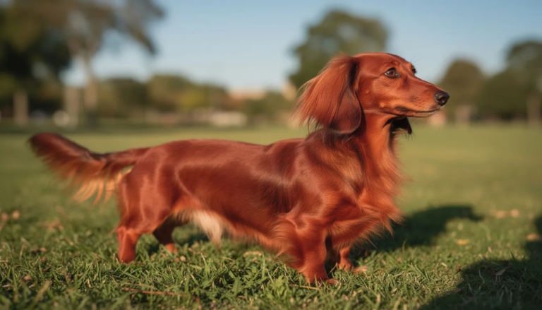 Jamnik króliczy długowłosy – wygląd, charakter, cena i pielęgnacja