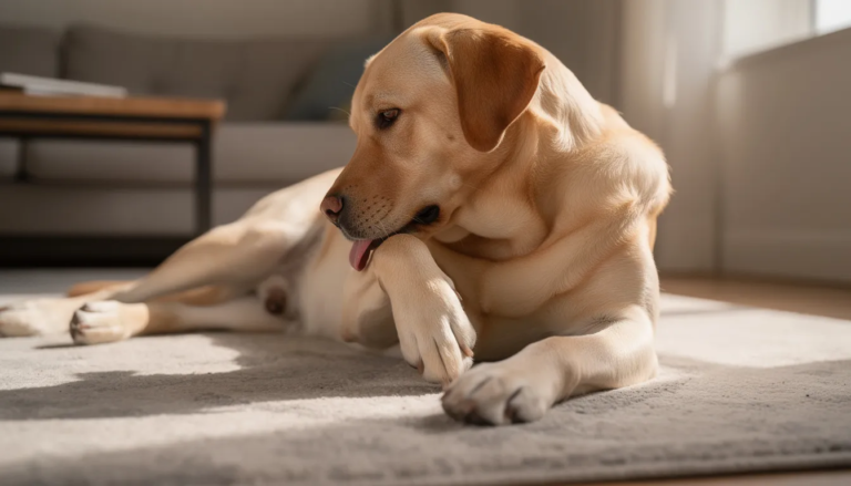 Pies liże łapy – przyczyny, domowa pomoc i kiedy jechać do weterynarza