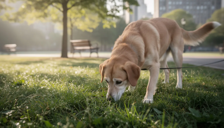 Dlaczego pies je trawę?