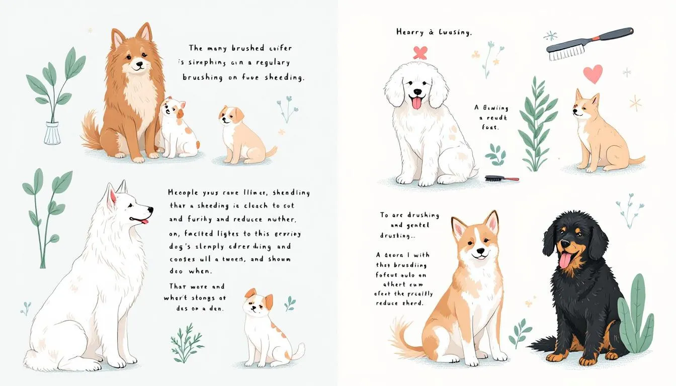 Regularne wyczesywanie psa jako sposób na ograniczenie wypadania sierści.