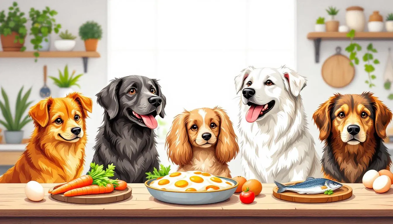 Odpowiednia dieta dla zdrowej sierści psa.